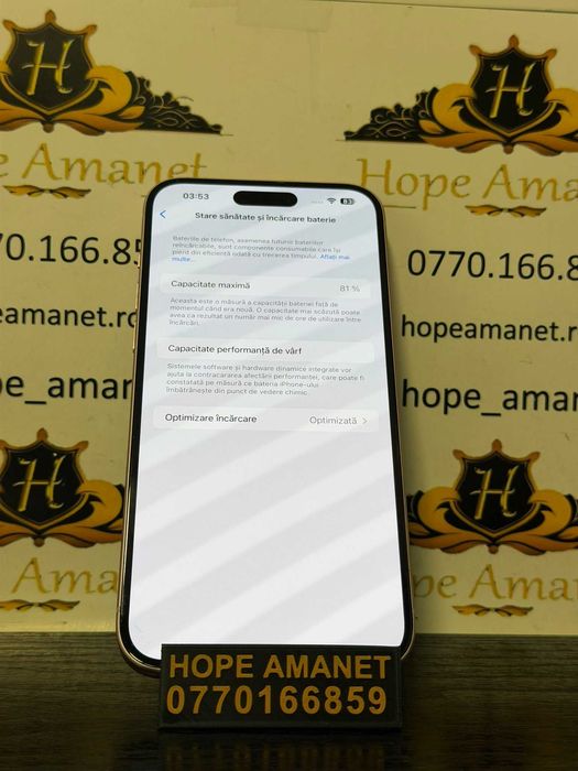 Hope Amanet P10/iPHONE 15 PLUS PINK 256 GB