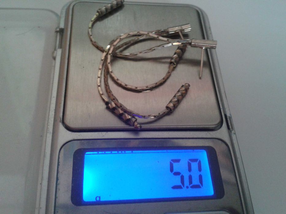 Cercei lungi din argint 5 grame argint