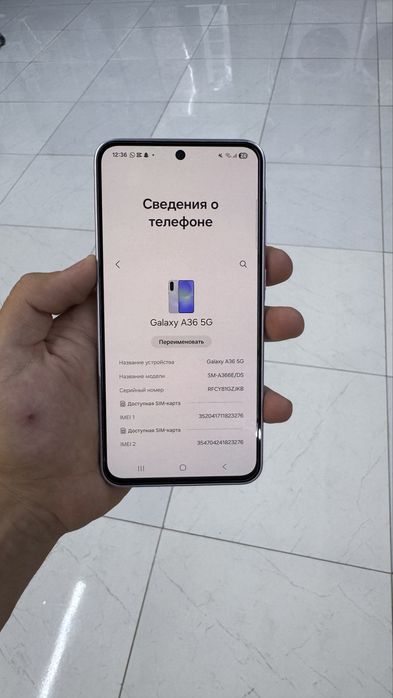 Samsung A36 8/256gb srochno arzonga