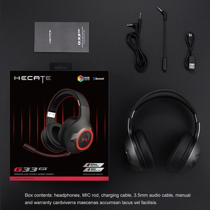 Edifier G33BT СКИДКА Наушники Беспроводные с микрофоном