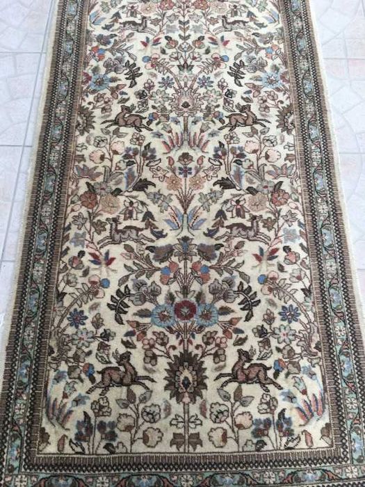 Superb covor persan-lana-manual-tematica pictoriala-Franta