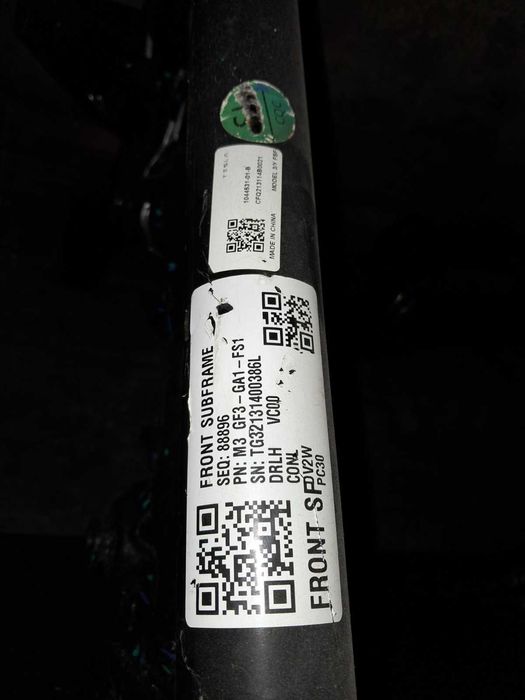 Чисто нов оригинален преден мост (магаре) за Tesla Model 3 / Model Y