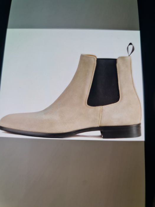 Cizme Thomas Bird suede sand 44