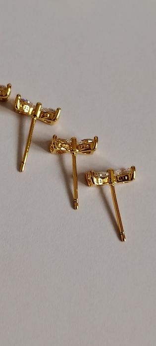 Cercei Noi Pandora Moments Fundiță Silver Gold Ale Met