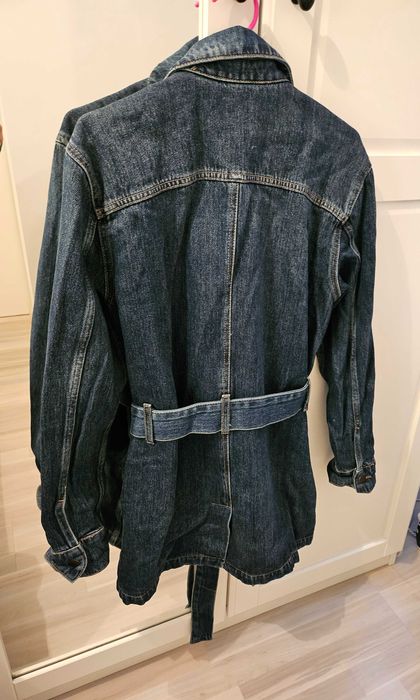 Дънково дълго яке на Зара