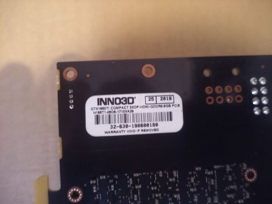 Vand placa video Inno3d GTX 1660ti 6gb