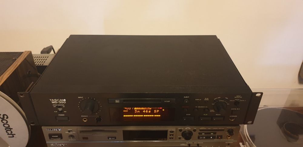 Minidisc    Tascam MD 350