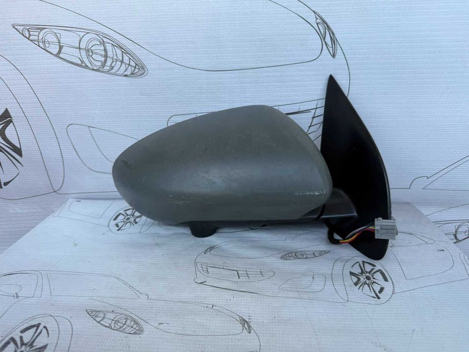 Oglindă Retrovizoare Dreaptă Electrică cu Rabatare 7 Pini Nissan Qashqai J10 96301BR24A / BR24A 2012 / [2006-2013] / (5B2)
