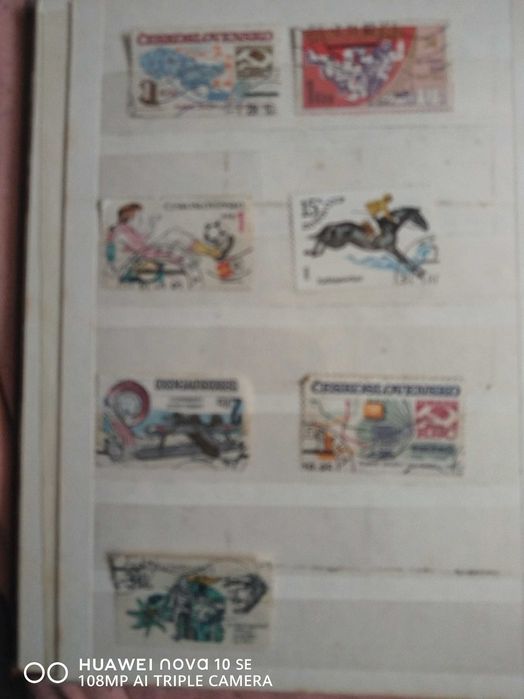 Пощенски марки – класьор СССР и Куба