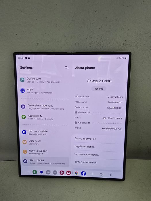 Samsung Galaxy Z Fold 6 256GB