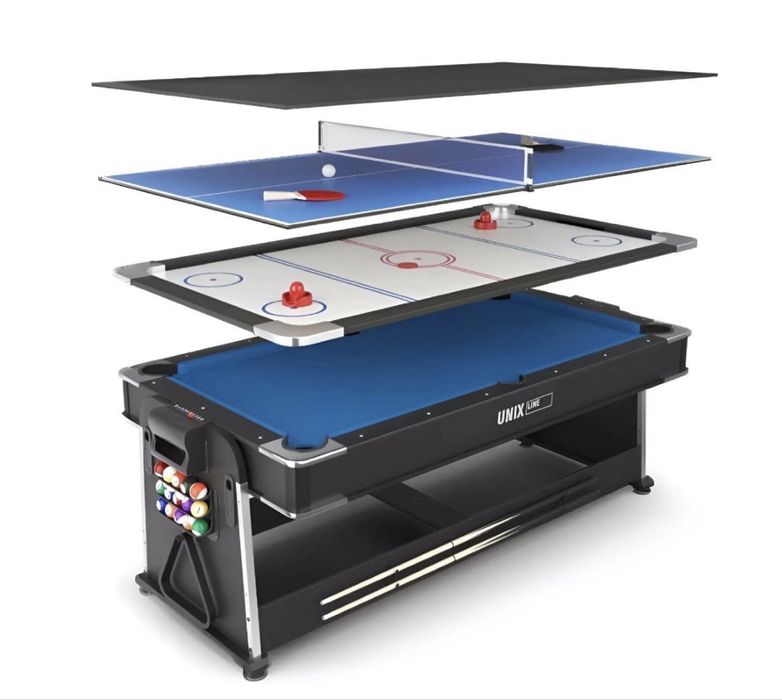 Игровой стол 4х1 Теннис стол Аэрохоккей Бильярд Sport 008