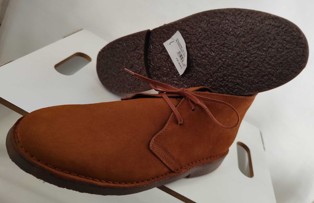 Ghete chukka 43 41 40 premium PURO EGO NOI piele naturala moale camel