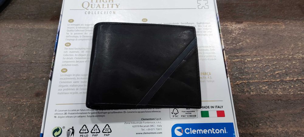 Кожен портфейл естествена кожа