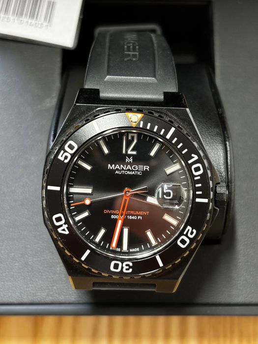 Vand ceas Manager Watches, Urban Oceana, MAN-RD-01-NC mecanic automat