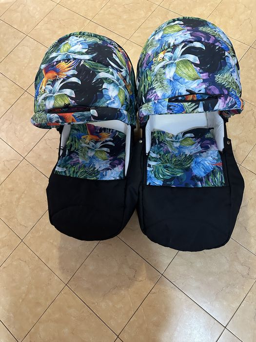 Двойна количка за близнаци 3 в 1 Dorjan