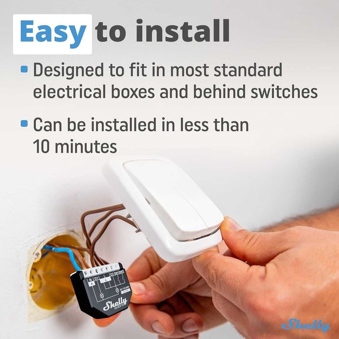 Shelly Wave 2PM Z-Wave смарт реле 2 канала с енергометър