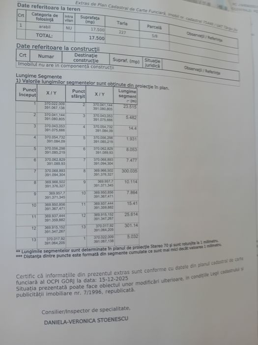 Vând 2  terenuri extravilane