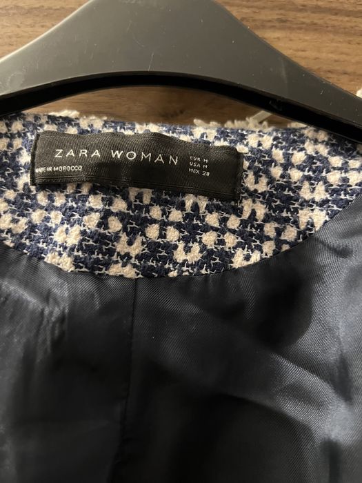 Palton Zara bleumarin