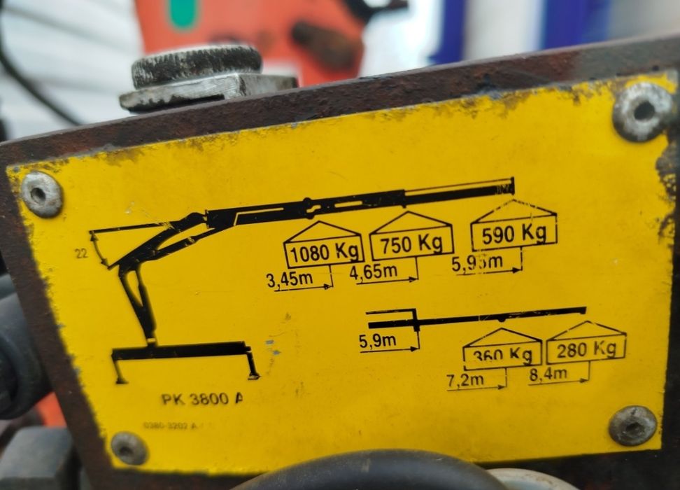 Кран за камион Palfinger PK 3800A