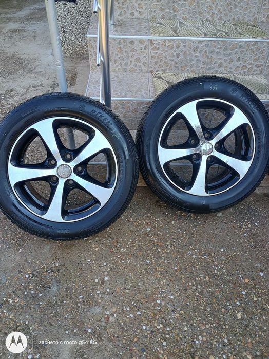 джанти 5x112  195/60 r15 BORBET+ЗИМНИ ГУМИ