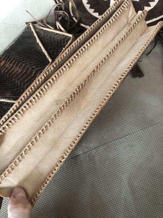 Дамски чанти и портмоне естествена змийска кожа от Нигерия