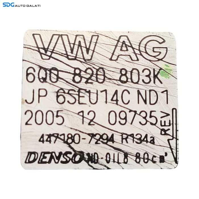 Compresor AC Aer Conditionat Clima Seat Ibiza 3 1.4 1.9 TDI 2002 - 2009 Cod 6Q0820803K [L8764]