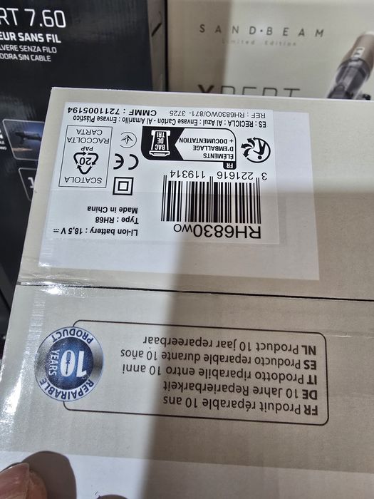 Нова акумулаторна/права прахосмукачка  Rowenta RH6830WO hvc p0