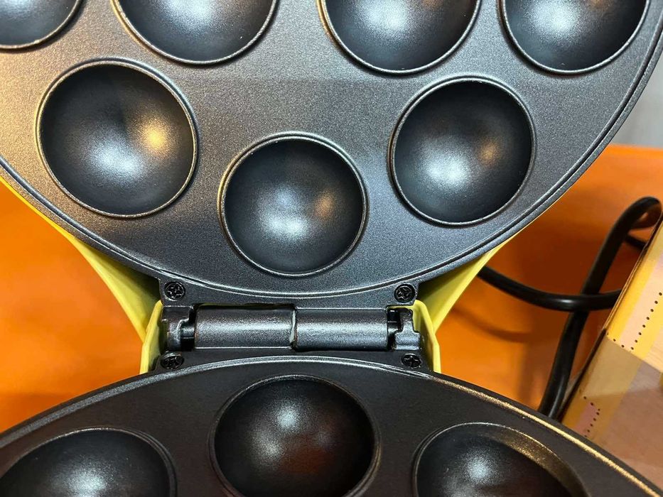 Bestron 700W Жълт ретро кейк поп уред с иконом за кейк поп