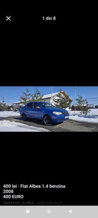Fiat albeea 2009 vând pret fix nu se mai negociază