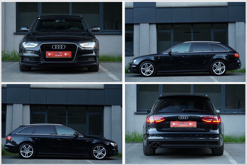 Audi A4 3xS-Line 2013 2.0Diesel 177cp • 12Luni Garantie Motor Cutie • Distributie Kit Gratuit • Transport La domiciliu Gratis • Rate TBI /UniCredit