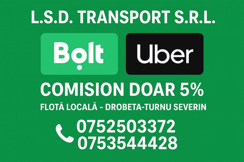Floata locala caita colaboratori bolt si uber