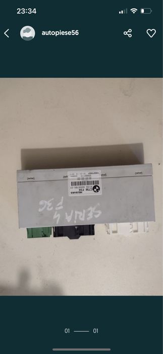 Modul hardtop decapotare calculator BMW seria 4 f 36 piese dezmembrari