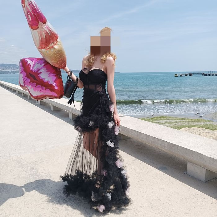 Черна официална рокля