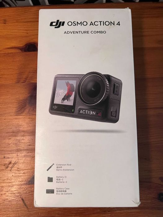 DJI Osmo Action 4 Adventure Combo – 3 baterii, extensie și accesorii