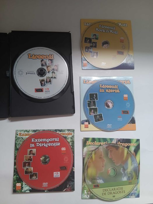 Seria Liceenii si Declarație de Dragoste, Nicolae Cordoș, Filme pe DVD, De colectie
