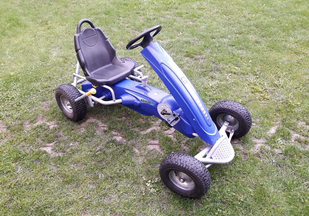 Cart (kart) cu pedale pentru copii KETTLER Nevada, 2 viteze - albastru