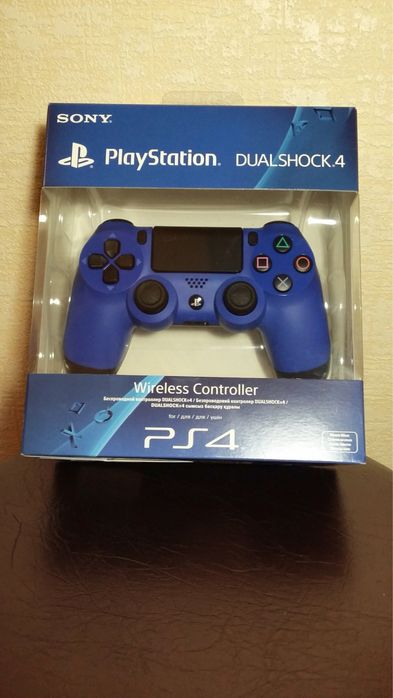 джостик для ps4 синий
