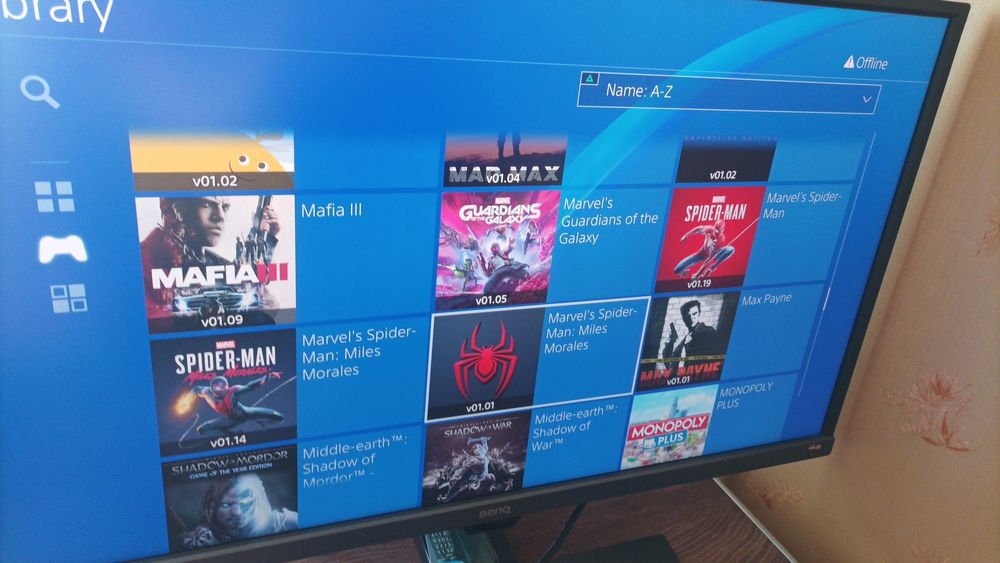 Playstation 4 pro 9.00 с 5tb външен хард диск с над 140 ААА игри