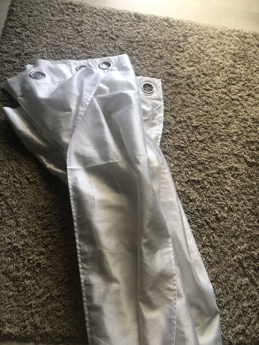 Set perdele/draperii albe