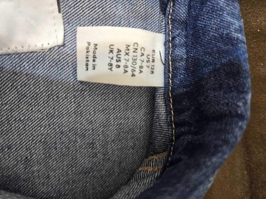 Дънково яке H&M р-р 128(7-8 години)