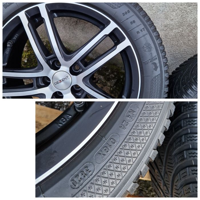 Jante 5x100 Skoda Kamiq Vw T-Roc T-Cross anvelope iarna 205 55 17