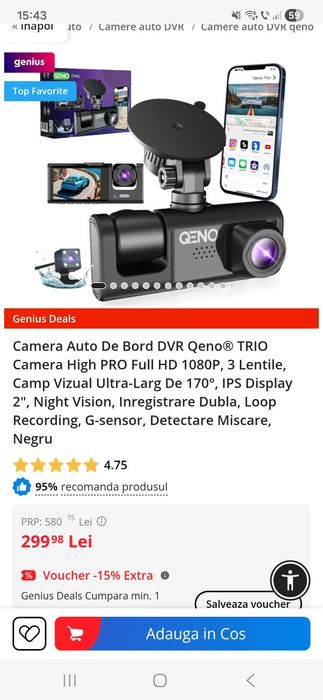 Camera auto QENO