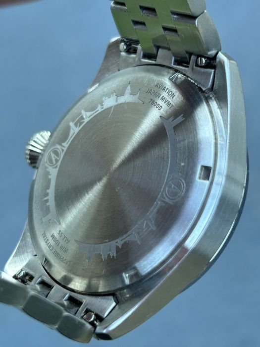 Ceas Accurist Aviation Men'S Watch | Silver Case