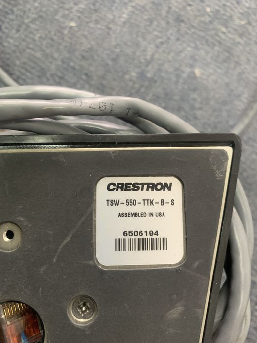 Crestron si policom tableta control