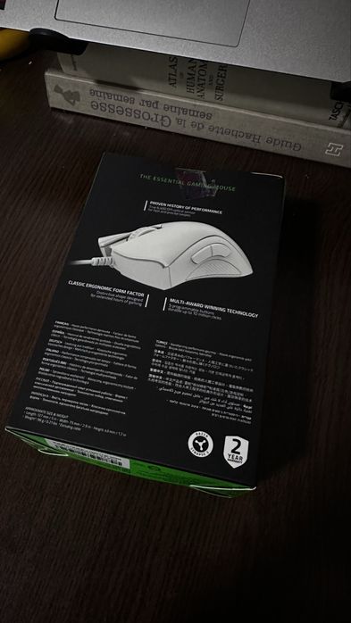 Mouse razer deathadder essential white edition
