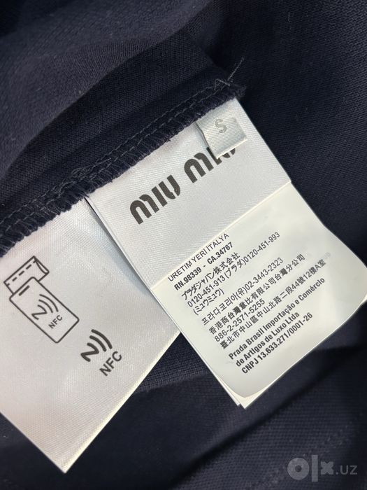Miu Miu Navy-Blue Polo