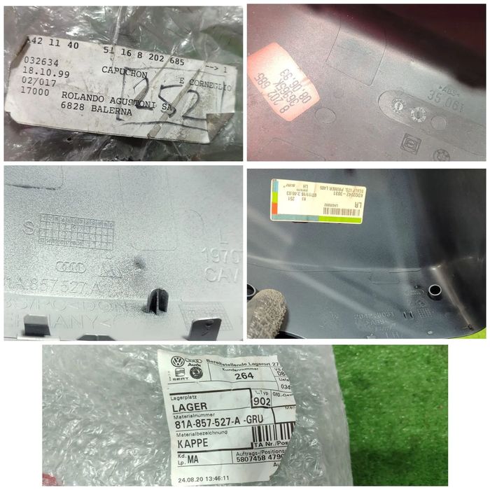 CORP OGLINDA (3 BUC.) BMW SERIA 3 (E46) / SERIA 5 (E39) 1998-2005 / AUDI Q2 (GA) 2016-2024 / NISSAN QASHQAI (J11) / X-TRAIL (T32) 2014-2021 / COD OEM 51168202685 / 8202685 / 81A857527A / KDQ2042-3031  (5F2)