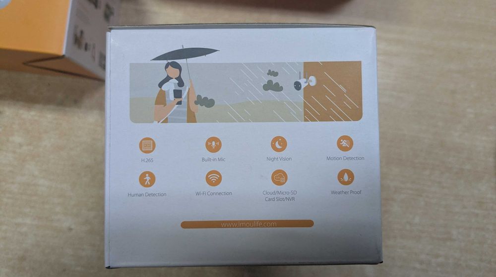 WiFi  IP камера за видеонаблюдение Imou Bullet 2C 5MP + Гаранция 24м