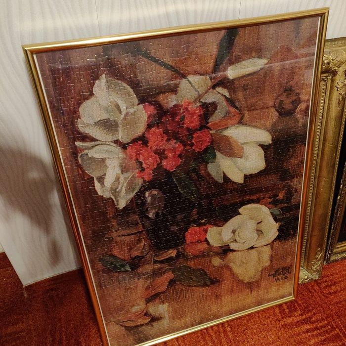 Tablou puzzle pictură 1000 de piese cu semnătură