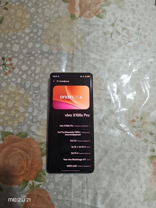 Vivo X100S Pro Titan 16+16/512Gb 5G